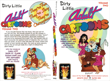 DIRTY LITTLE ADULT CARTOONS VOLUMES 1 THROUGH 6 ON DVD